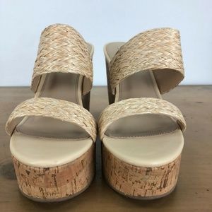sunrise espadrille wedge slide sandal